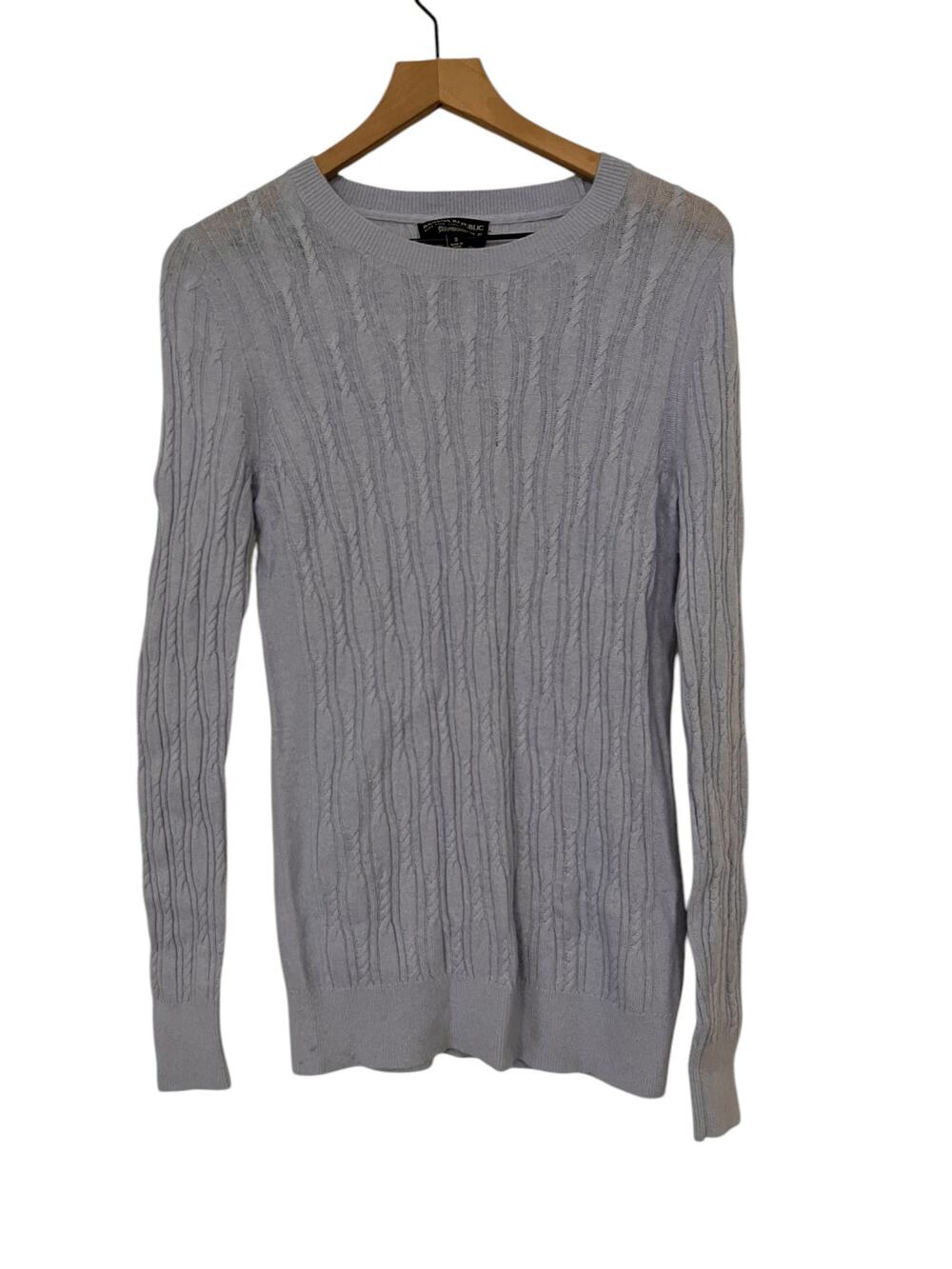 Banana Republic Filpucci Wool Cashmere Blend Baby Blue Sweater Womens Size Small